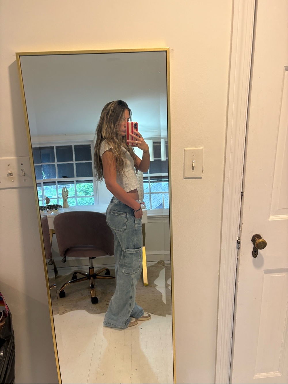 Kut from the Kloth Light Blue Boyfriend Jeans - Relaxed Wide Leg - Picture 2 of 4